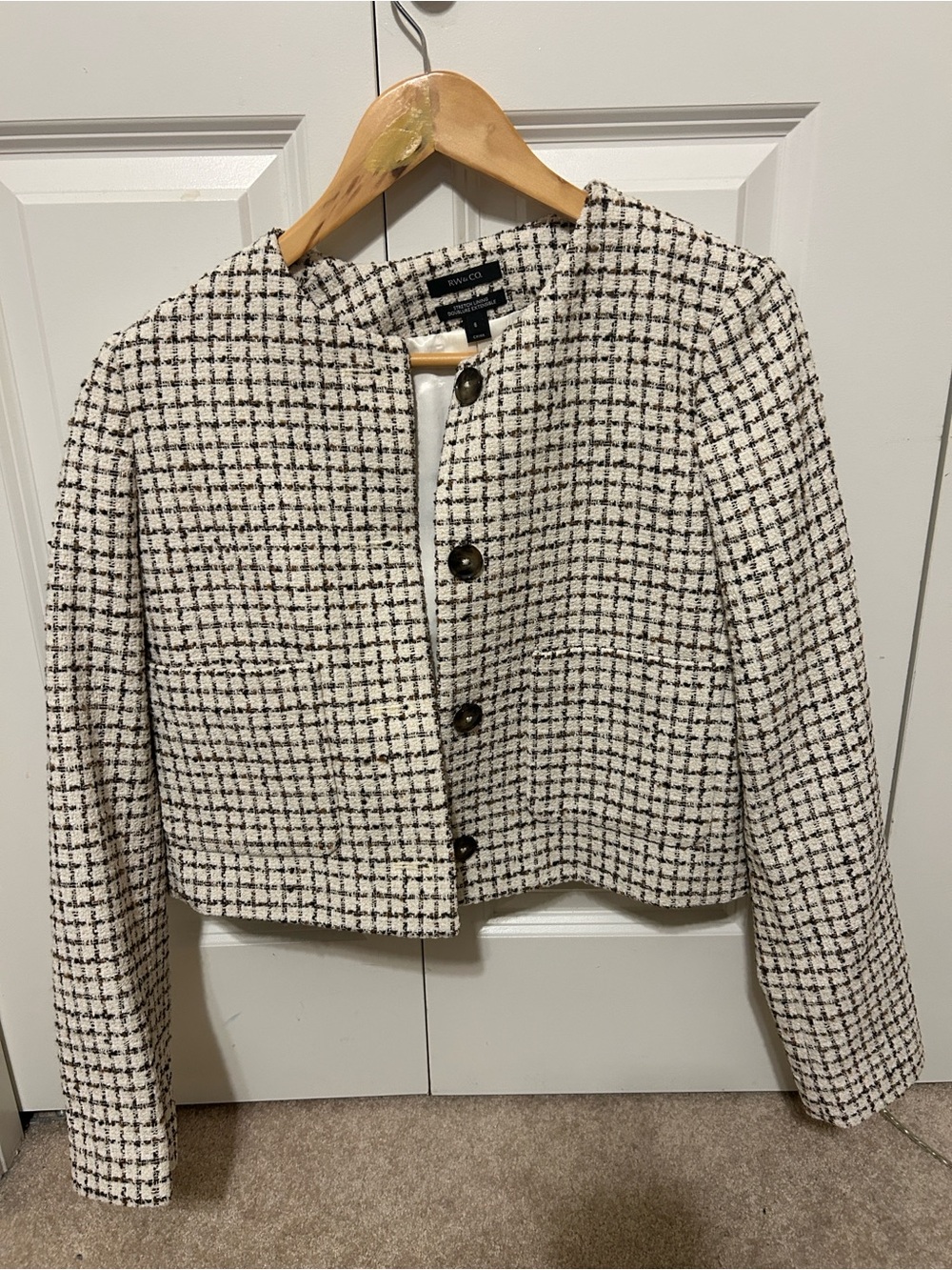 RW&CO. Tweed Cropped Jacket